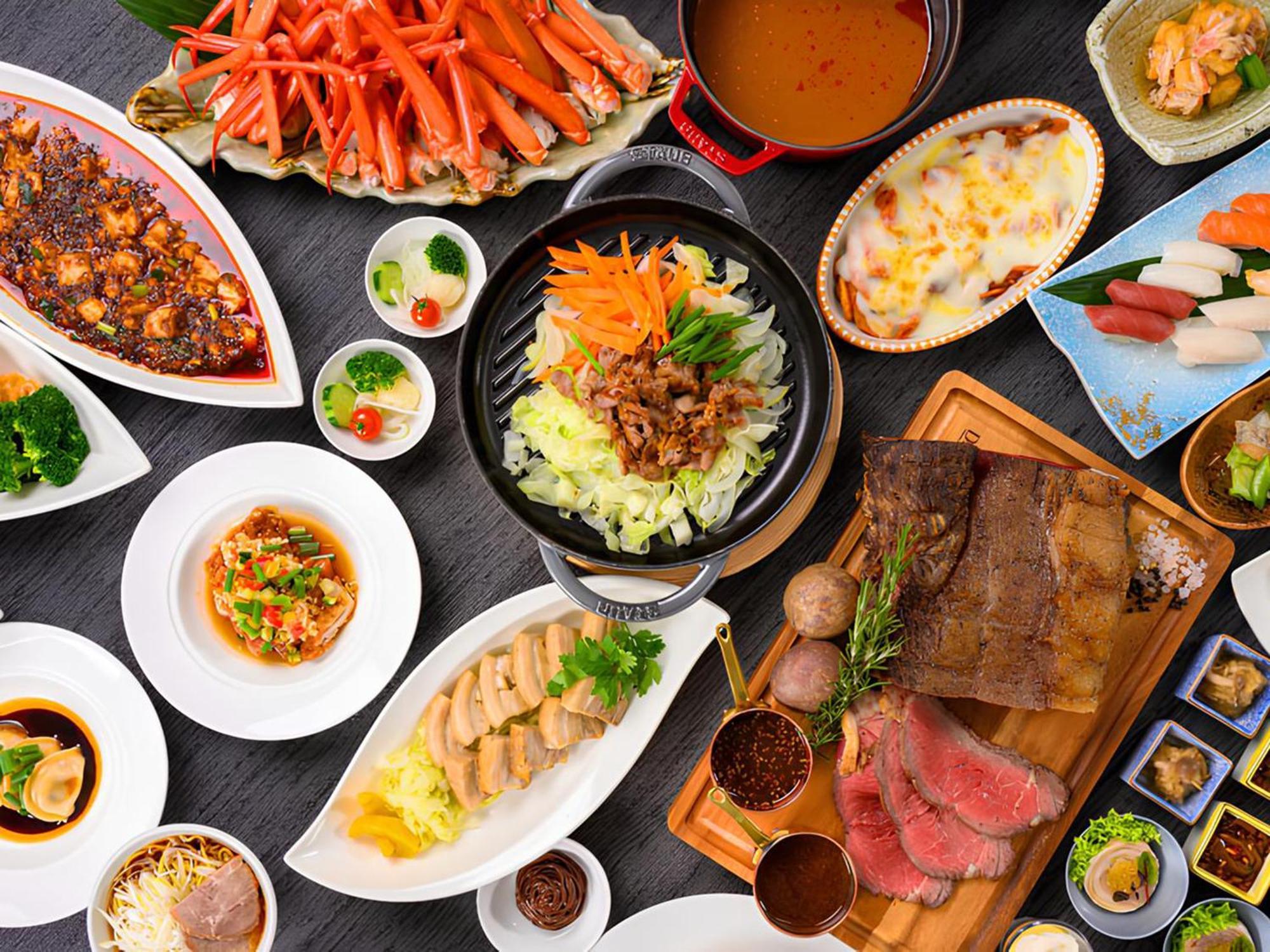 Shin Furano Prince Hotel Екстериор снимка A selection of Japanese cuisine