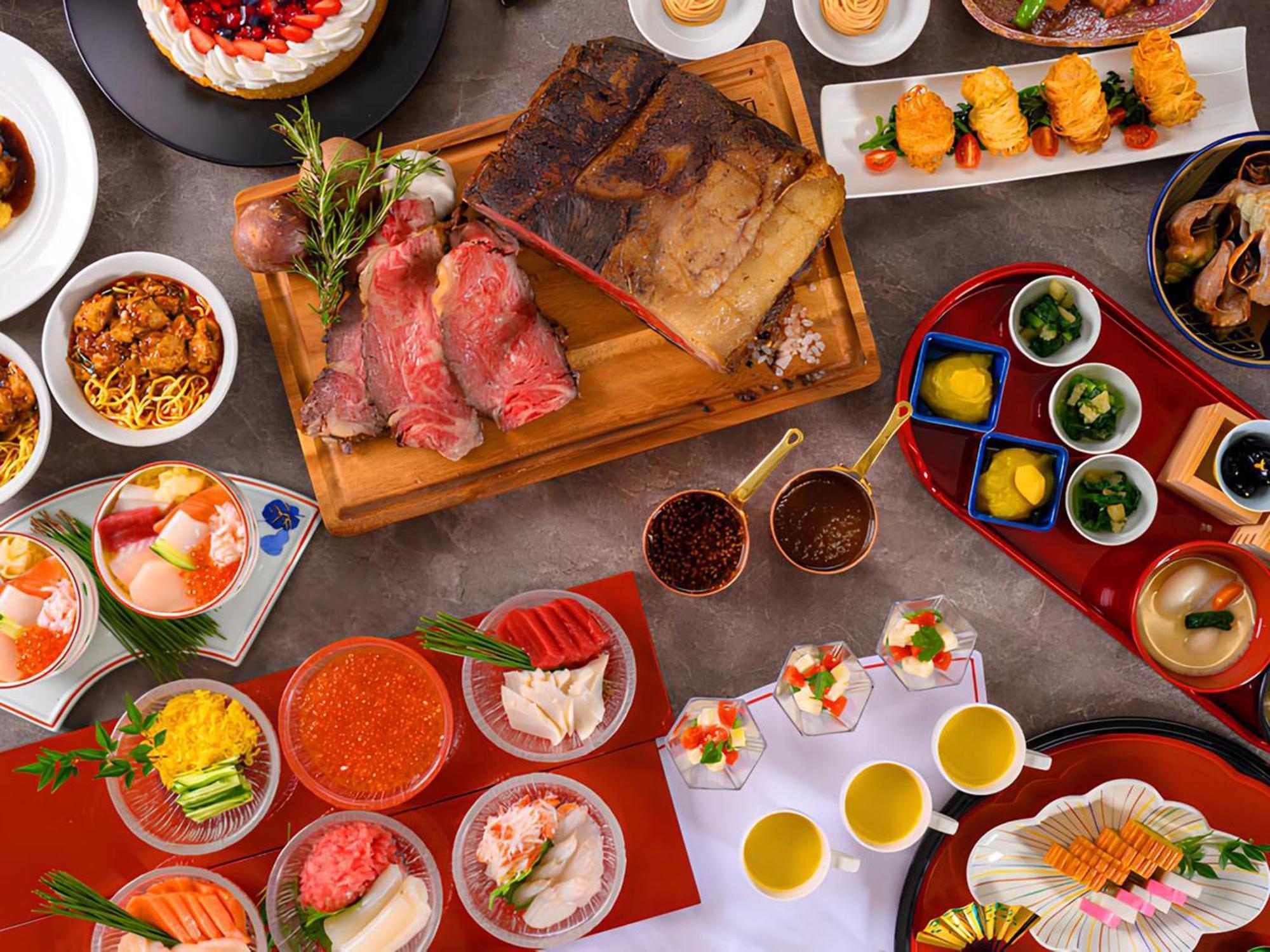 Shin Furano Prince Hotel Екстериор снимка A selection of Japanese cuisine